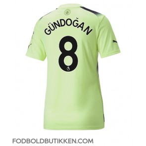 Manchester City Ilkay Gundogan #8 Tredjetrøje Dame 2022-23 Kortærmet